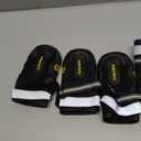 QUMY Dog Shoes for Large Dogs, Medium Dog Boots & Paw Protectors for Winter Snowy Day, Summer Hot Pavement, Water-Resistant in Rainy Weather, Outdoor Walking, Indoor Hardfloors Skid-Resistant Sole (Size 6: 2.6''x3.0''(W*L) (Pack of 4))