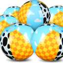 Hollowfly 12 Pack Toy Inspire Game Themed Beach Ball for Kids 7.87" Bulk for Summer Pool and Beach Game Gifts Two Infinity and Beyond Birthday Party Supplies End of The Year Class Decoration Favor (Cartoon)