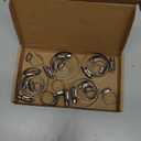 20Pcs Adjustable Stainless Steel Hose Clamps Assortment Kit, 1/4-2 in (6-51mm) Worm Gear Pipe, Fuel LineHeavy Duty for Plumbing, Washing Machine, MechanicalGarden and Automotive Hose Connections