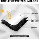 FMFUNCTEX 100% Blackout Curtains 84 Inches Long for Living Room, Orange Yellow Autumn Fall Leaves Camouflage Thermal Curtains, Illustration Scenery Drapes Rod Pocket Curtains for Bedroom,2 Panels