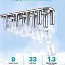 VEVOR Water Dispenser with Ice Maker, 3-in-1 Floor-Standing Water Dispenser, 33 LBS/24H, 9 Cubes/7 Min Fast Ice Making with 1.3 LBS Storage, Bullet Ice-Cubes & Cold-Water, for Home, Kitchen, Party