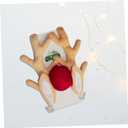 SUPVOX Truck Accessories Christmas Decor Deer Horns for Vehicles Antlers Nose Car Costume car Decorations for Christmas Reindeer car Decoration Christmas Auto Suite Clothing Decorate Set