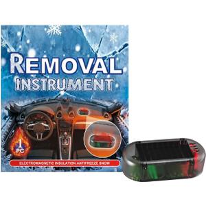 Car Snow Removal Tool Glass Deicing Snow Melting Fast Portable Mini Deicer, Pack of 3