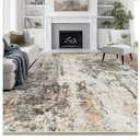 8x10 Area Rugs for Living Room Rug Washable: Abstract Large Rug for Dining Room Bedroom Carpet Non Slip 8 by 10 Indoor Modern Nursery Home Office