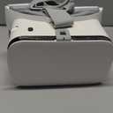 VR Headset for Phone, Virtual Reality Glasses with Bluetooth Headphones for Adults and Kids Play 3D VR Games Movies (White VR Only)