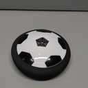 Toyk Boy Toys - LED Hover Soccer Ball - Air Power Training Ball Playing Football Indoor Outdoor Game - Birthday Gifts for Kids, Age 3 4 5 6 7 8-12 Year Old Boys - Soccer (White)