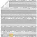 78''86'' Large Beach Blanket for 4 Adults, Outdoor Beach Mat Sand Proof Waterproof with 4 Stakes & 4 Corner Pockets, Polyester Lightweight Comapct Grey Picnic Mat for Travel, Camping, Hiking (6.6x7.2 FT (14 Person), Line Gray)
