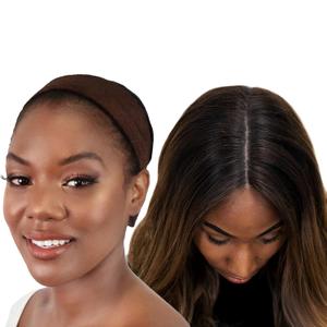MILANO COLLECTION WiGrip, The Original Comfort Non Slip Wig Grip Band, Adjustable Wig Band for Glueless Support, Tension-Free, One Size Fits All, Chocolate Brown, 1 Pack
