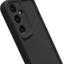 Puxicu Slim Case for Samsung Galaxy A56 5G, Enhanced Camera Protection, Shockproof Skin-Friendly Touch Soft Case Cover for Samsung Galaxy A56 Phone, Black