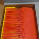 Youyole 200 Pieces Plastic Tags Waterproof Plastic Seal Shipping Tags Logistics Use Big Sign Tie Large Label Tie 250 mm Total Length (Red, Yellow, 2.28 x 3.94 Inches)