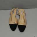 STUNAHOME Womens Slingback Flats Two Tone Closed Round Toe Casual Pumps for Office or Fashion, 8