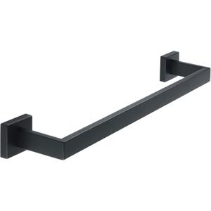 Alise Black Towel Bar, 20 Inch Towel Racks for Bathroom, SUS304 Stainless Steel Towel Holder Wall Mounted, Heavy Duty Towel Hanger for Bathroom & Kitchen (Matte Black)