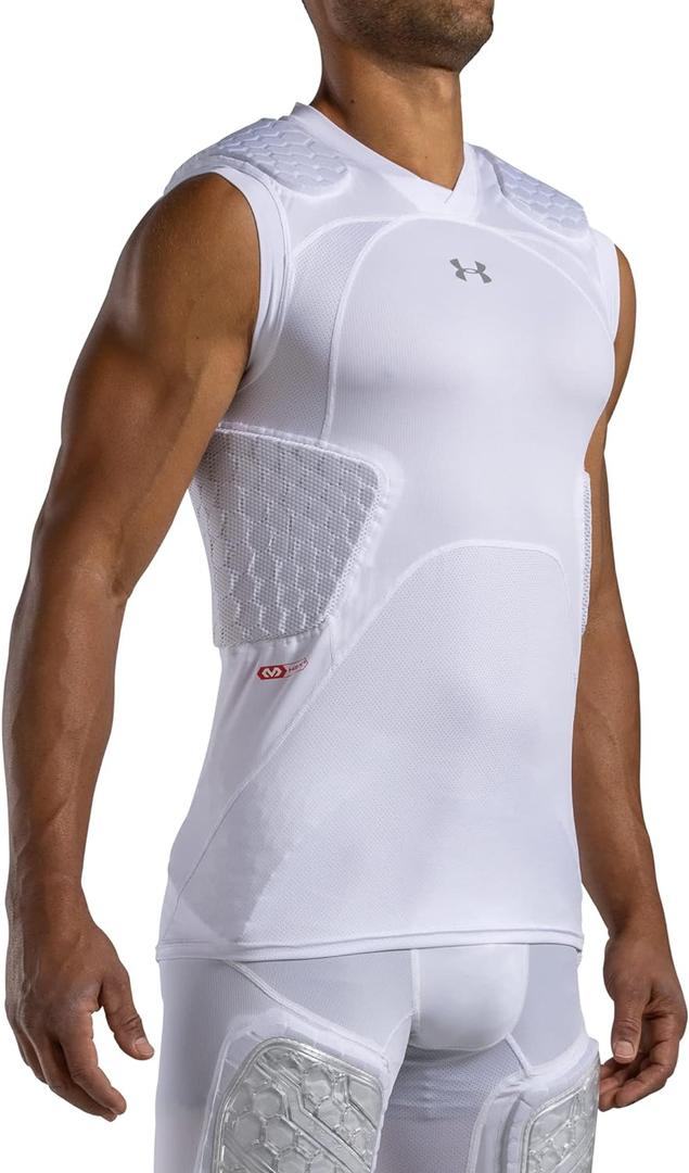 Under Armour Gameday Pro 5-Pad Football Compression Top, with UA HeatGear & McDavid HEX Technology, Moisture Wicking Protection (Youth) Under Armour Gameday Pro 5-Pad Football Compression Top, with UA HeatGear & McDavid HEX Technology, Moisture Wicking Protection (Youth)