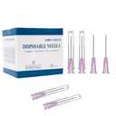 18 Gauge 1 Inch Needle (100 Pack), Sterile Disposable Injection Luer Lock Industrial Accessories Needles,Individually Wrapped