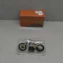 OEVTVR 1:12 Scale Diecast Dirt Bike Motorcycle Model  White Motocross Motorbike with Realistic Details, Alloy Body, Display Gift for Enthusiasts