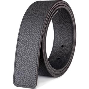 Vatee's Reversible Genuine Leather Belts For Men/Women Replacement Belt Strap Without Buckle 1.25"/1.34"/1.5" Wide
