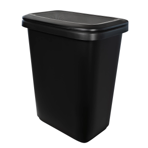 2Pack Black Trash Can 2.7 Gal