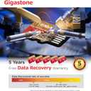 5-Years Data Recovery GIGASTONE 512GB Micro SD Card, 4K Camera Pro, A2 V30 for Smartphone, Gopro, Action Cams, 4K UHD Video Recording, R/W up to 150/120 MB/s, UHS-I U3 C10 Class 10 with Adapter