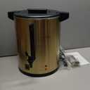 Coffee Urn, Double Wall, 12L/50cup Coffee Dispenser with Percolator, Commercial Grade Stainless Steel, Large Coffee Maker with Keep Warm Mode, Hot Water Urn for Catering Party Office Wedding