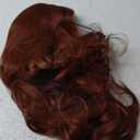 Colorful Queen Auburn Wig 26 Inch Long Wavy Copper Red Wigs for Women Middle Part Synthetic Party Wigs for Women Daily Use Cosplay Wigs