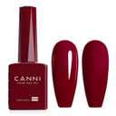 CANNI Dark Red Gel Nail Polish, 1Pcs Dark Burgundy Red Gel Polish Deep Cherry Red Color High Gloss Soak Off U V Nail French Nail Manicure Salon DIY