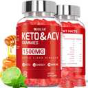 (2 Pack) Apple Cider Vinegar Gummies | Keto ACV Gummies for Supports Metabolism & Fat Burn with Vitamin B6 & B12 | ACV Supplement | Lemon Honey Flavor | 120 Vegan for Women and Men