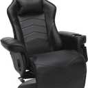 Respawn 900 Console Gaming Recliner with Footrest and Lumbar Support - Comfortable Ergonomic Gaming Chair with Headrest, No Wheels, Reclining, Heavy Duty, Racing Style Video Game Chairs - Black