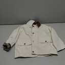 Volunboy Toddler Boys Barn Jackets Corduroy Collar Utility Workwear with Pockets Spring Fall Zip Up Windbreaker Outerwear, Size 110