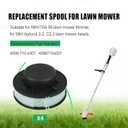Trimmer Head Spool Line Replace 4008 710 4302 Compatible with Stihl Autocut 2-2 Fsa 56 Weed Eater String Head (4-Pack)