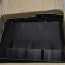 XUANINY Peel and Stick Tile Backsplash Self- Adhesive Wall Tiles Aluminum Mosaic Sticker for Kitchen (11.33"x11.85" Per Sheet, Pack of 10 pcs) (Black Brushed 10)