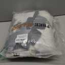 FREE SOLDIER Men's Insulated Waterproof Snow Bibs Ski Overalls (X-Large/30" Inseam, White)