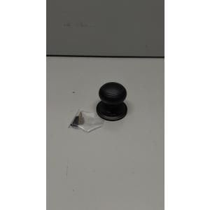 Copper Creek Colonial Dummy Interior Door Knob – ANSI Grade-3 Certified, Modern Heavy Duty Handle, Easy Install and Reversible for French Doors and Closets, Non Turning – Tuscan Bronze (1 Pack)