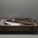 Wood Wagon Planter for Outdoor Balcony Decor - Garden Rustic Wooden Flower Cart with Wheels for Outside - Decorative Indoor - Wheelbarrow Planter for Patio -Reinforced Wheel