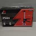 JANNIRESS Labor Saving Arm Jack Handle 2 Pack,12 in Construction,Multifunctional Furniture Jack for Installing Cabinets and Wall Tile Height Adjuster Handheld Lifter Tool, Load 440LBS (Black)