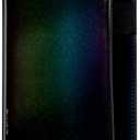 Server Book with 2 Zipper Pockets, Leather Server Books for Waitress, Waiter Book, Sturdy Waitress Book with Money Pocket and Zipper, Servers Book Waitress Accessories Fit Server Apron, Glitter Black