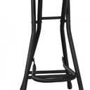 28 Inch Folding Bar Stool with Backrest, Counter Height Foldable Stool, Portable Folding Stool Tall Bar Stools for Outdoor Camping Kitchen Shop Cafe, (1 Pcs,), 28 inches x 12.5 inches x 12.5 inches