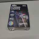 Joiedomi Multicolor Christmas String Lights,100 Count 21.4FT Christmas Fairy Tree Lights Plug in for Indoor Outdoor Xmas Decorations Patio Holiday Theme Party Yard House,Green Wire