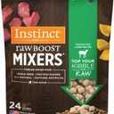 Instinct Raw Boost Mixers Freeze Dried Dog Food Toppers For Dry Food, Grain Free Dog Food Toppers with Lamb For Dogs, 5.5 oz | Freeze-dried raw meal topper or treat, grass-fed lamb & lamb organs, non-GMO fruits & vegetables, adds nutrition & flavor (EXP 04/19/27)