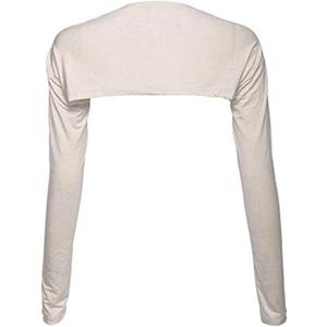 Bolero Shrugs for Women Long Sleeve Arm Sleeves Hijab Accessories, Size S