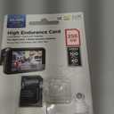 SanDisk 256GB High Endurance Video microSDXC Card with Adapter for Dash Cam and Home Monitoring systems - C10, U3, V30, 4K UHD, Micro SD Card - SDSQQNR-256G-GN6IA