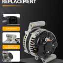 OCPTY Alternator 11682 for Buick Regal Regal Sportback/TourX,for Cadillac ATS CTS,for Chevrolet Blazer Camaro Colorado Impala Malibu Malibu Limited, for GMC Canyon 2014-2020,Not suitable for 1.5L 3.6L