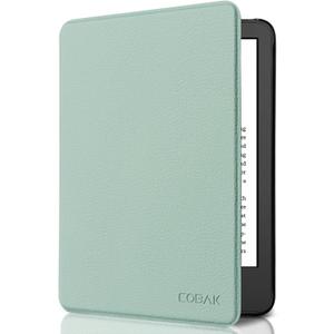 CoBak Case for All New 6 Inch Kindle 2024 and 2022 (11 Generation) - PU Leather Smart Cover, Auto Sleep and Wake, Premium Protective Case for Kindle Basic (Sage)