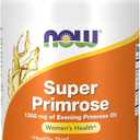 NOW Foods Supplements, Super Primrose 1300 mg with Naturally Occurring GLA (Gamma-Linolenic Acid), 120 Softgels, Best By: 09/28