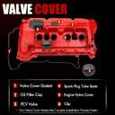 MITZONE Aluminum N12 N16 Valve Cover Compatible with MINI Cooper Countryman Paceman 2007-2016 1.6L