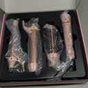 FARERY 1/1.25/1.5 inch Rotating Curling Iron Curling Brush Set, Automatic Curling Iron Heated Round Brush for Long Hair, Create Gorgeous Curls & Waves, Adjustable Temperature 300-410, Auto Shut-Off