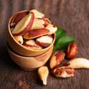 Elan Organic Raw Brazil Nuts, Whole Nuts, No Shell, Non-GMO, Vegan, Gluten-Free, Kosher, Healthy Snacks, 8 pack of 6.5 oz (EXP 03/12/27)