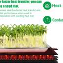 RooTrimmer 5 Pack Large Stainless Steel Seedling Trays, Heavy Duty Metal Water Catch Trays for Nursery Pots-Transplant, Seed Germination & Propagation Flats (17.5 inch13.56 inch, 1.18" Height)