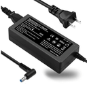 TSKYBEAR 45W Charger Compatible with HP Laptop Charger, Pavilion, Pavilion X360, Elitebook, Stream, Probook, Notebook 11 14 15 15-f272wm 15-f387wm Computer Smart Blue Tip Power Supply Cord Plug