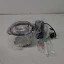 La Reveuse Food Processor,Electric Food Chopper with 7-Cup (1.7L) Glass Bowl, 4 Bi-Level Blades for Chopping,Grinding,Mincing,Whisking,Meal Prep,300W,Blue