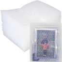 50 Pcs Bubble Pouch Wraps, 8''x10'' Clear Bubble Out Bags for Packing, Double Walled Cushioning Bags for Shipping, Storage and Moving